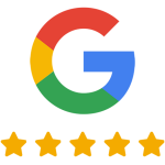 Google icon with 5 stars